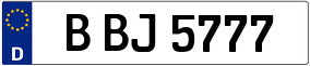 Truck License Plate